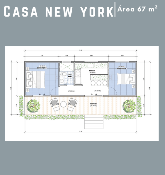 Plano de Casa New York