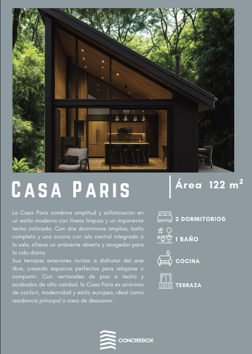 Fachada de Casa París