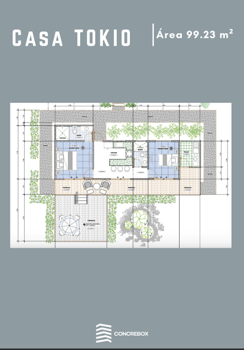 Plano de Casa Tokio
