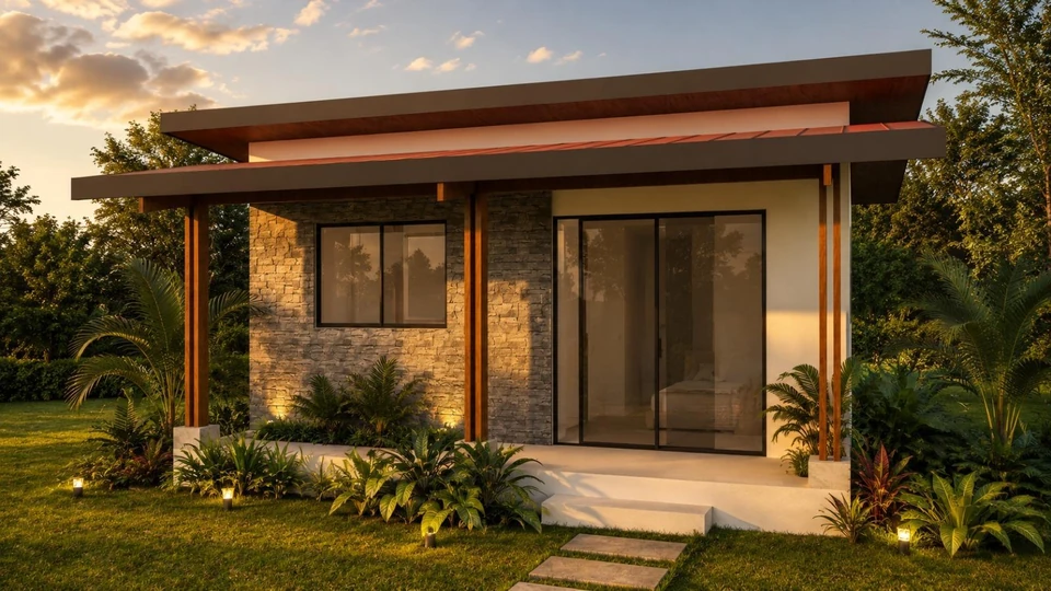 Fachada de Modelo Orosí, vista 1