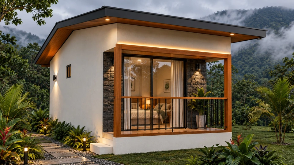 Fachada de Modelo Upala, vista 1
