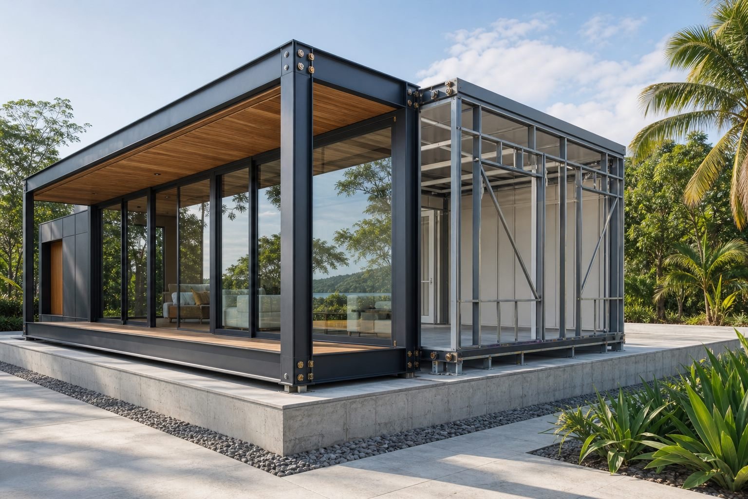 Sistema estructural modular de precisión CONCREBOX